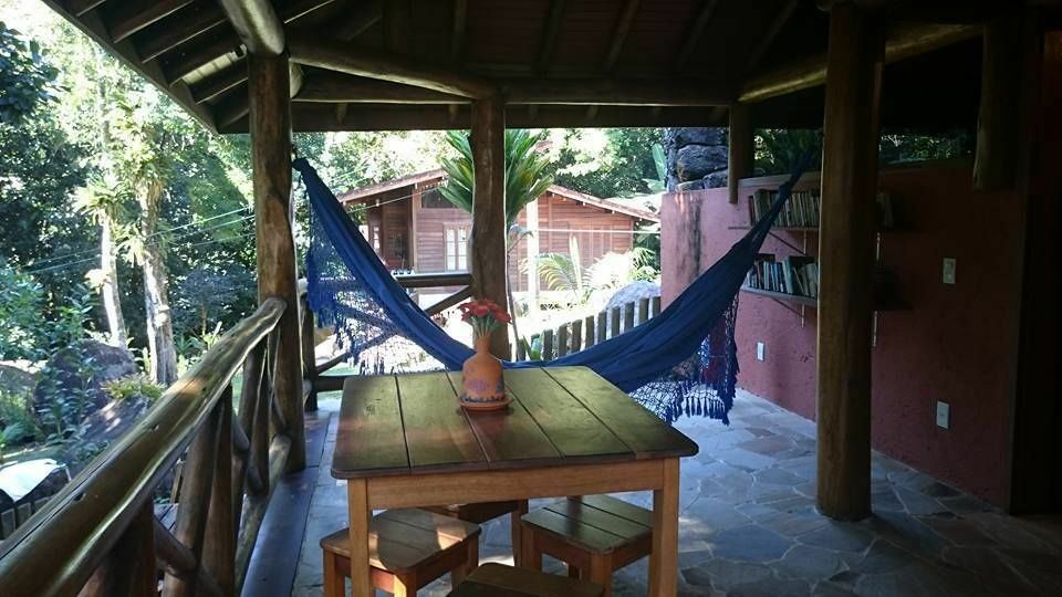 Casa Bonita Hospedagem E Cafe Bed & Breakfast Vila do Abraao Bagian luar foto